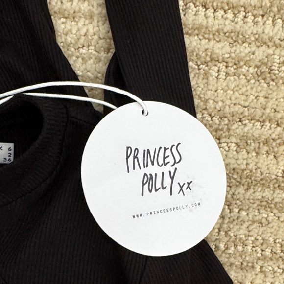 Princess Polly Black Long Sleeve Top - Picture 5 of 5